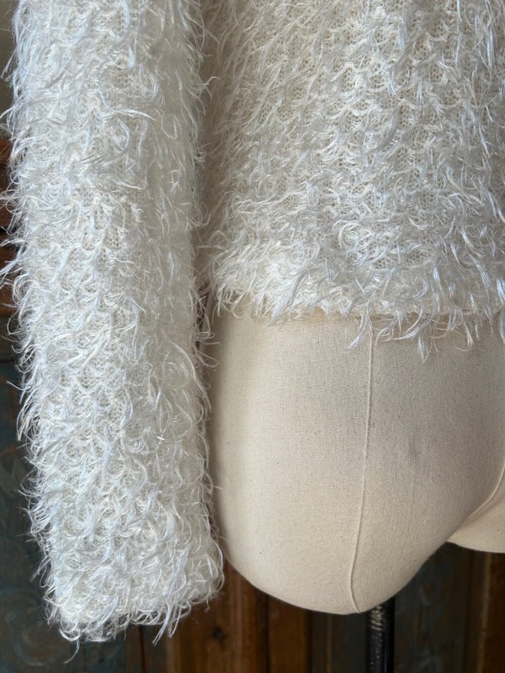 Vintage Betsey Johnson Cropped Cardigan Sweater - Picture 2 of 7